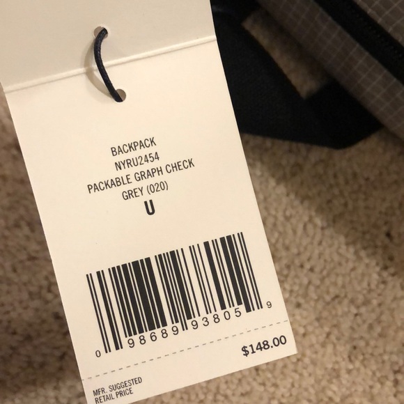 Jack Spade backpack - packable backpack. - Picture 6 of 7